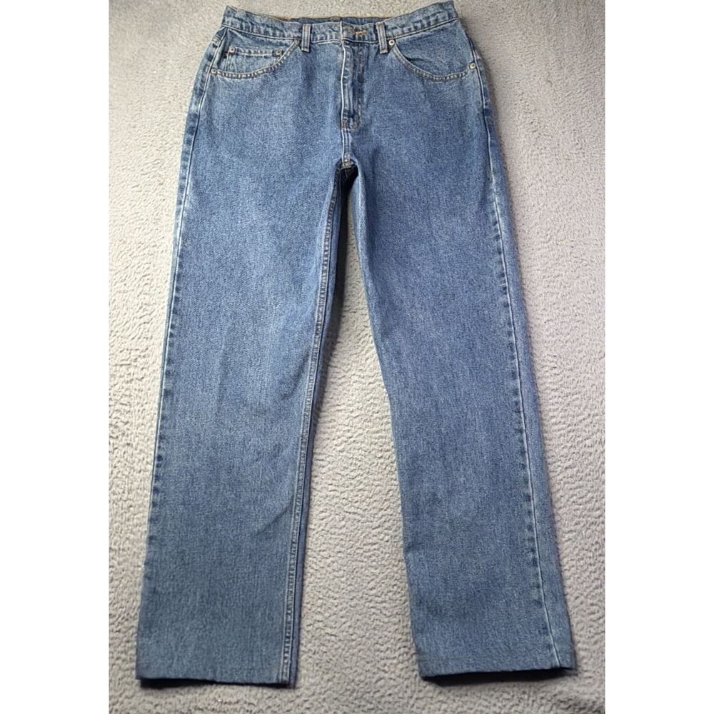 Ralph Lauren Jeans Womens 14x33 Vintage Waist 32" Inseam 29" High Rise Blue